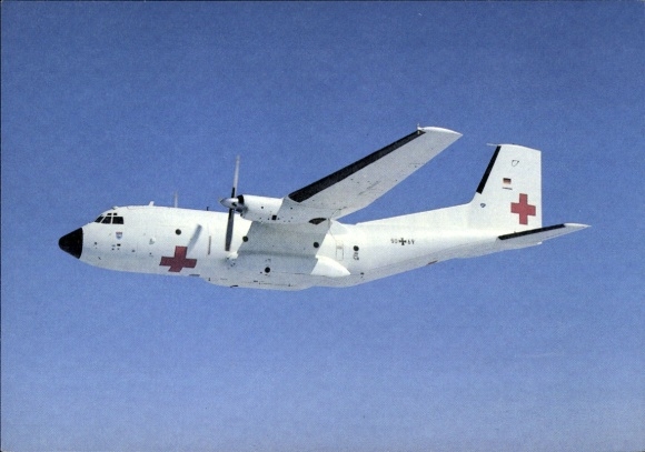 Ansichtskarte / Postkarte Bundeswehr Transportflugzeug C-160 Transall ...